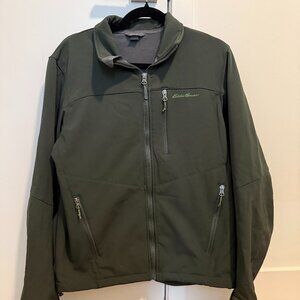 Eddie Bauer Green Fleece-lined Jacket